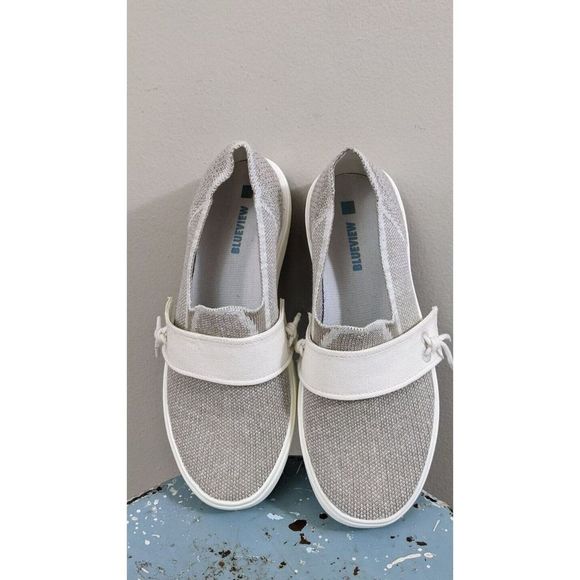Blueview Pacific Shoes SIZE 7 - Sand Dune - eco-friendly neutral casual slip on - Picture 3 of 9